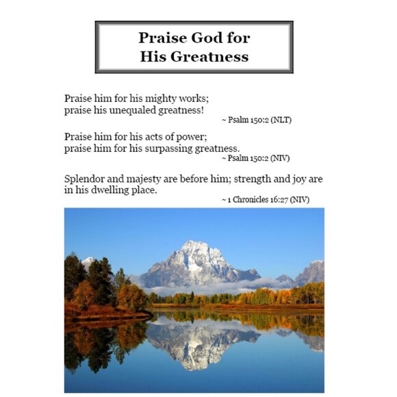 Praise God at Thanksgiving - A Scripture-Based Devotional with Beautiful Imagery - Picture 4 of 4